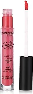 Deborah Milano Fluid Velvet Mat Lip Stick, Coral Dream, 4.5g