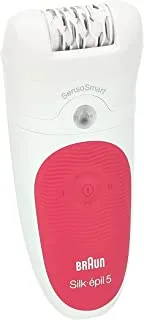 Braun Silk epil 5 SensoSmart 5/500 Wet & Dry Epilator With Massage Cap