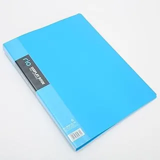 Deli 5034 a4 display book - 40 pockets, assorted colors