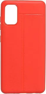 Generic Auto focus tpu silicone back cover for samsung galaxy a41 - red