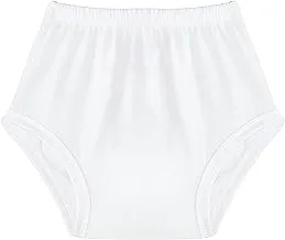 Papillon Cotton Underwear For Boys-White-3Months