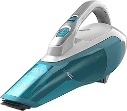 Black+Decker 10.8V 1.5Ah Li-Ion Wet & Dry Cordless Dustbuster Hand Vacuum For Dry Spills Dust Dirt And Small Debris White/Blue Wda315J-B5 2 Years Warranty