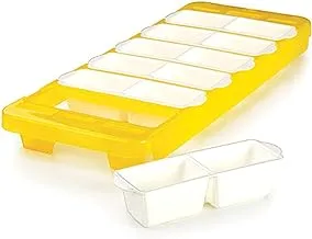 Snips ice cube maker Plastic , Assorted colors , 6 Grid Long Strip ,021035