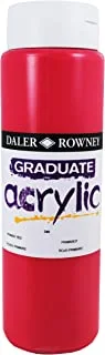 Daler Rowney 123500540 Graduate Acrylic Color, 500 ml - Primary Red