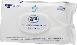 Mister baby wipes detergents 72 pieces