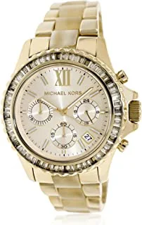 Michael Kors Dress Watch Unisex , Japanese Quartz Movement, Analog Display, Multicolor Multicolor Strap-MK5874