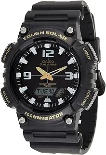 Casio Tough Solar Sports Men'S Black Dial Resin Band Watch Aq S810W 1Bv, Quartz, Analog