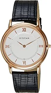 Titan Watch for Men, Quartz Movement, Analog Display, Black Titanium Strap-1488WL01