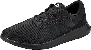 adidas Coreracer Mesh Side-Stripe Back-Logo Lace-Up Running Sneakers for Men - Core