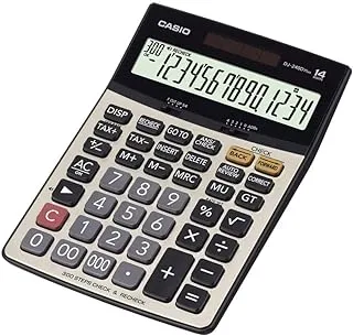 Casio DJ 240D Plus 14 digits Practical Calculator - Black