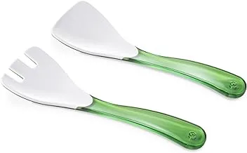 Omada SQUARE Salad Servers Set - أخضر