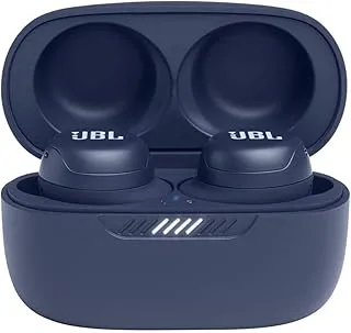 JBL Live Free Waterproof Bluetooth Wireless Hi-Fi Noise Cancelling with Microphone and Charging Box - Navy earphones Airpods earbuds headphones