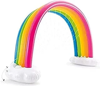 Intex 56597 inflatable rainbow cloud sprinkler for kids, 300 x 109 x 180 cm-56597