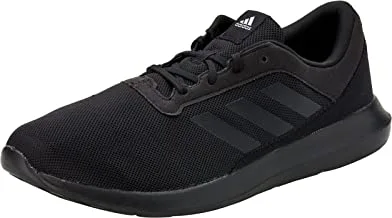 Adidas Coreracer Mesh Side-Stripe Back-Logo Lace-Up Running Sneakers for Men - Core, 41 1/3 EU