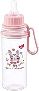 Little Fish Polypropylene Baby Bottle with Rotatable Handle 240 ml - Pink