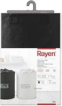 Rayen Laundry Baskets White/Black, 55 cm High x 40 cm Diameter