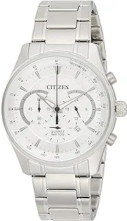 Citizen Watch for Men, Quartz Movement, Analog Display, Silver Stainless Steel Strap-AN8190-51A