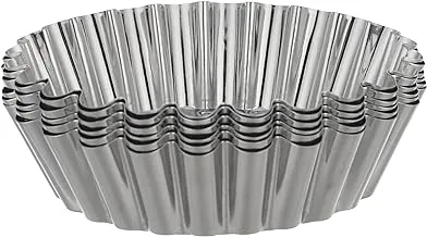 PEDRINI Gadget Cake Cutter, Stainless Steel, Silver, 6 units