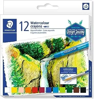 Staedtler 223 c12 karat aquarell high quality water color cayons set of 12 pcs. - multi color