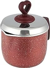 Nouval Lovely Hearts Milk Pot With Stainless Steel Lid 14 Cm