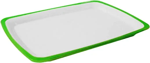 Omada SQUARE Rectangular Serving Plate, 34.5 x 23.5 cm - Green