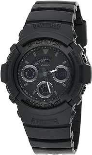 Casio Men's Black Ana-Digi Dial Resin Band Watch - AW-591BB-1A, Quartz