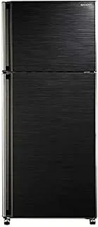 Sharp SJ-48C(BK) No Frost Refrigerator with 2 Doors, 396 Liters, Black