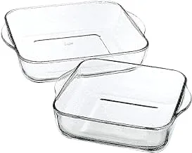 Borcam Square Oven Dishes Set - 2 Pieces GB