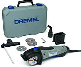 Dremel moto-saw ms20 electric compact scroll saw set (eu version/eu plug) 70 w, 1 attachment 5 accessories, use as table saw, bench saw, power saw, fret saw