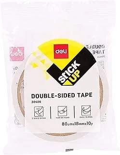 Deli double side stick up tape 30406 - 18 mm