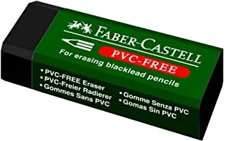 Faber Castell B384 Plastic Eraser Black