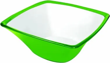 Omada M4510VP Green Grass Square Bowl, 9.6-Inch Diameter