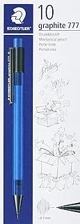 Staedtler جرافيت 777 07-3 0.7 مم. مجموعة أقلام رصاص ميكانيكية - أزرق / أسود - 10 أقلام