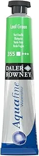 Daler Rowney 131008355 Aquafine Water Color, 8 ml - Leaf Green