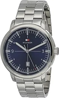 Tommy Hilfiger Th Essentials Men's Blue Dial Stainless Steel Analog Watch - 1791753