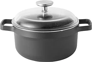 Berghoff - covered stockpot black 24 cm 30.2x25.2x17.1 2307310