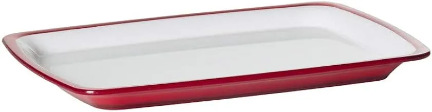 KDG International Omada SQUARE Rectangular Serving Plate, Red 28 x 20.5 cm M4515RR