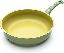 Olivilla Deep Frypan with Handle 28 + Pyrex Lid