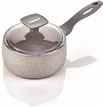 Moneta Saucepan 16Cm With Transparent Lid 0010781752, Beige