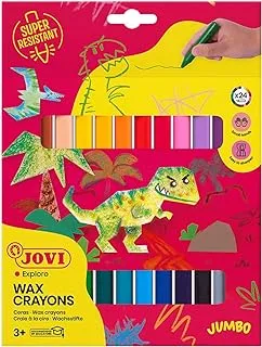 Jovi Jovicolor Wax Crayons - 24 Colors