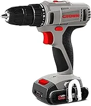 Crown ct21055l 2 batteries operated drill - 14.4 volt-10 mm