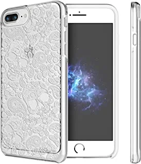 جراب Prodigee Apple iPhone 7 Plus ، [عرض] Calavera (الجمجمة) لهاتف iPhone 7 Plus (2016) 5.5 بوصة جراب هاتف خلوي من قطعتين بتصميم عصري