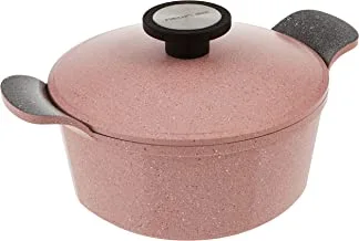 Neoflam granite cookware pot 20cm - pink marble