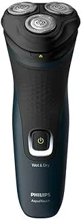 Philips Shaver Series 1000 Wet or Dry Electric Shaver, ComfortCut blades, 3-Directional Flex Heads, One-touch open, 40 Minutes of Cordless Shaving from an 8-Hour Charge – S1121/41