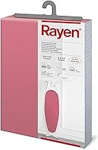 Rayen Universal Ironing Board Cover | 3 Double Layer of Foam and 100% Cotton Fabric | Basic Plus Range | 130x47 cm | Fuchsia