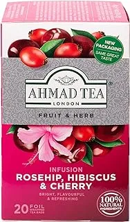 Ahmad Tea Rosehip, Hibiscus & Cherry 20 Foil