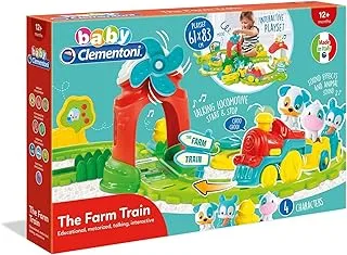 Clementoni train set baby 61 x 83 cm green 6-piece