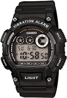 Casio W-735H-1A Analog Quartz Resin Casual Watch for Men - Black