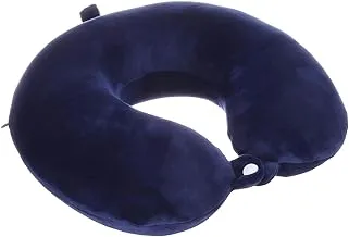 Memory foam neck pillow - navy