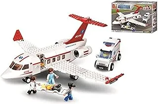 Sluban SlubanM38-B0370 M38-B0370 Medical Air Ambulance Building Bricks